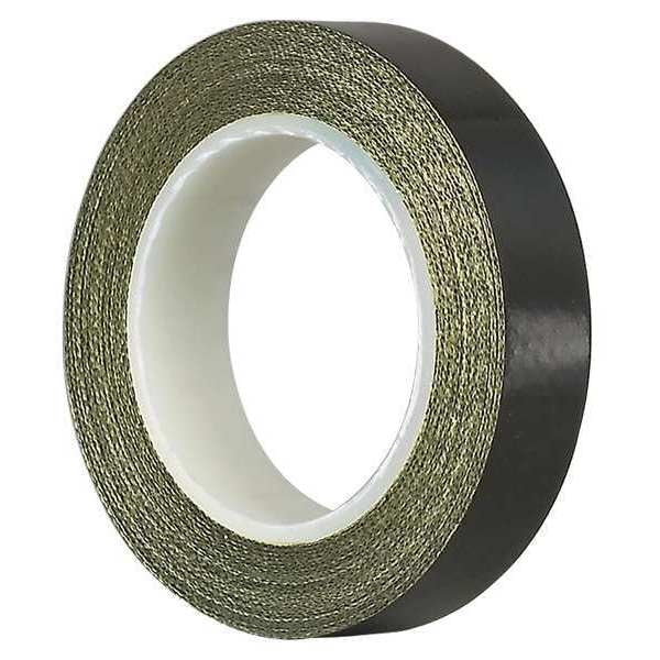 Antistatic Tape, 4 In x 18 yd, 5 mil, Black