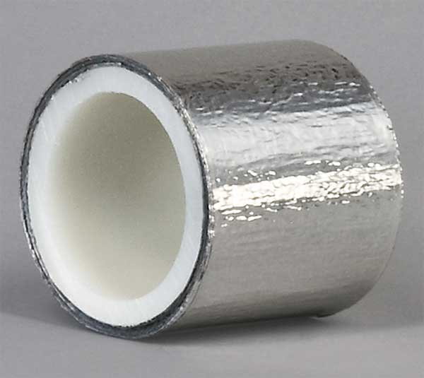 Foil Tape, 4 In. x 5 Yd., Shiny Silver