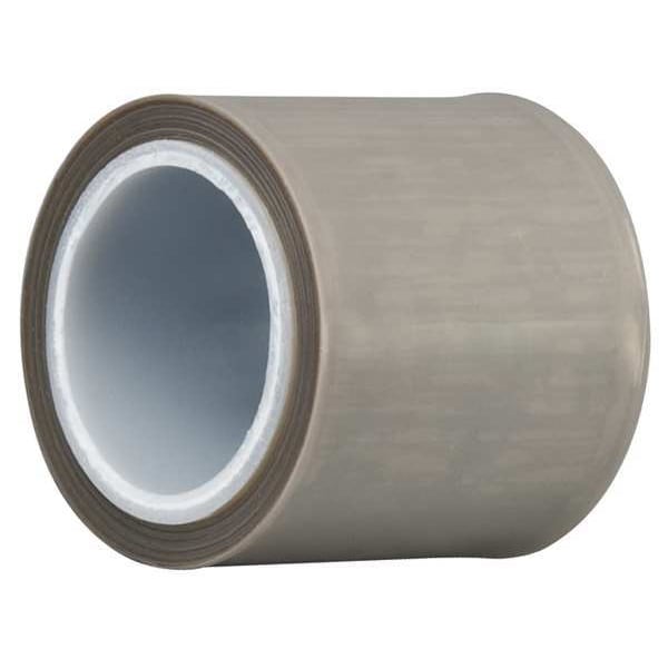 Film Tape, Skived PTFE, Gray, 1/2 In x 5 Yd