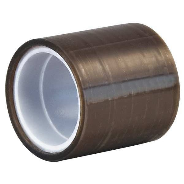 Film Tape, Extruded PTFE, Gray, 1/2In x 5Yd