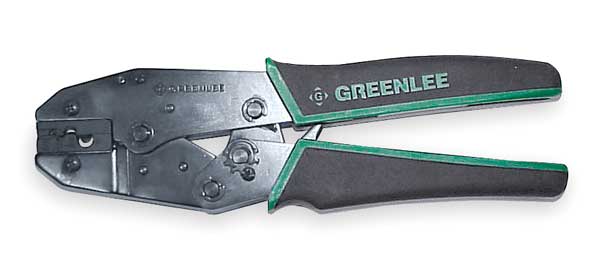 9 in Ratchet Crimper 22 to 8 AWG