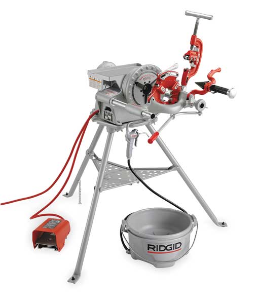 Pipe Threading and Cutting Machines, 1/8 in to 1-1/4 in, Rod: 1/4 in to 1-1/8 in