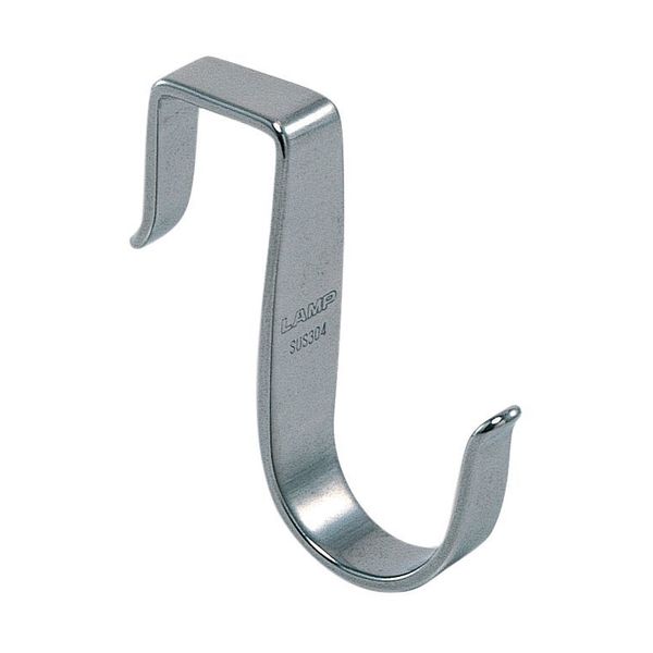 Wardrobe Hook, 304 SS, 1-4/5 In