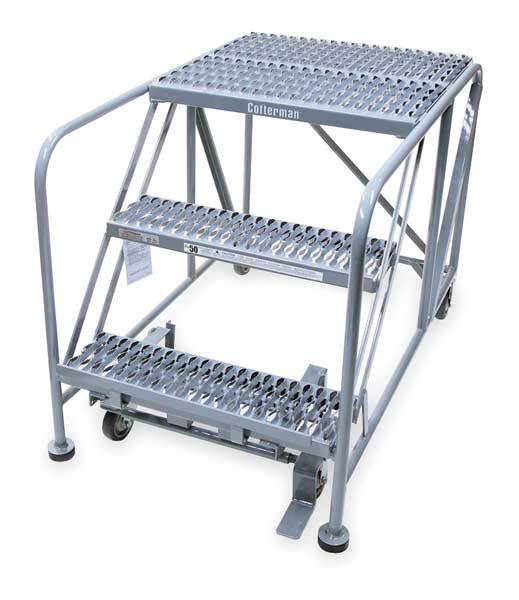 Rolling Work Platform, Steel, 30 in. H