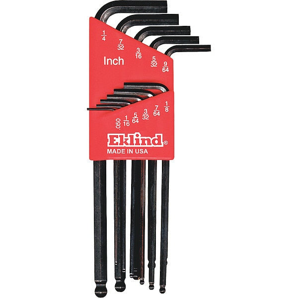 11 Piece SAE L-Shape Hex Key Set, 13211