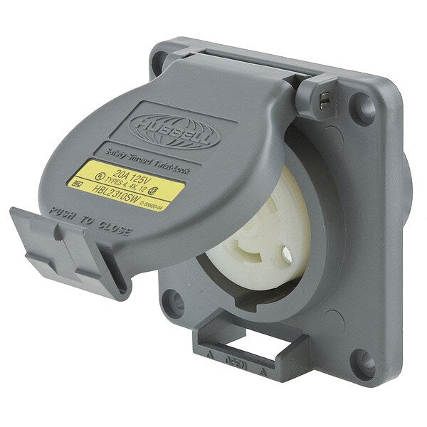 20A Watertight Twist-Lock Receptacle 2P 3W 125VAC