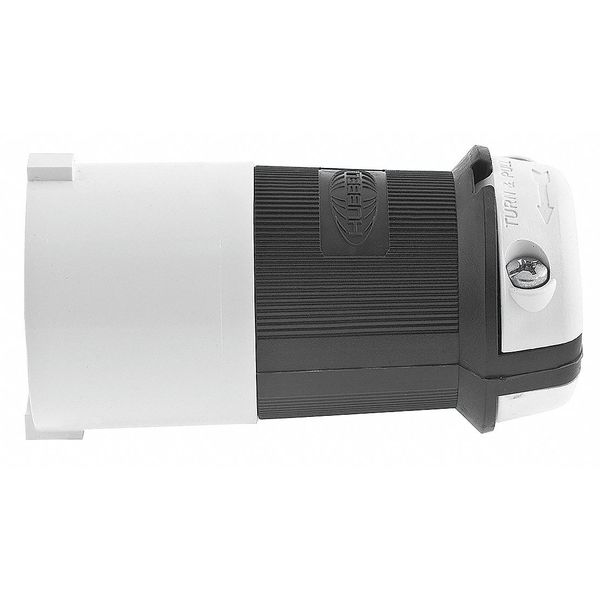 30A Twist-Lock Plug 3P 4W 125/250VAC L14-30P BK/WT