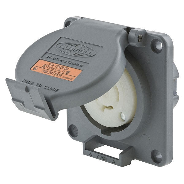 20A Watertight Twist-Lock Receptacle 3P 4W 125/250VAC