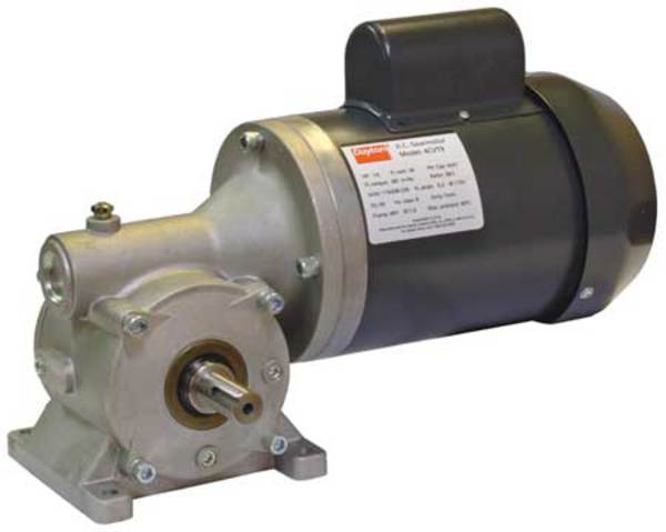 AC Gearmotor, 163.0 in-lb Max. Torque, 100 RPM Nameplate RPM, 115/208-230V AC Voltage, 1 Phase