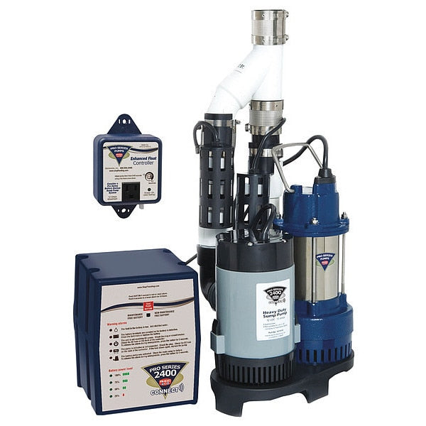 Sump/Battery Backup System, 9 Amps Backup