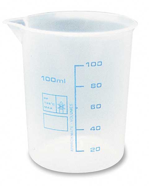 Measuring Container, Fixed Spout, 100 ML