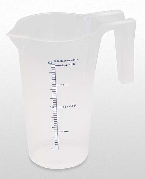 Measuring Container, Fixed Spout, 250 ML