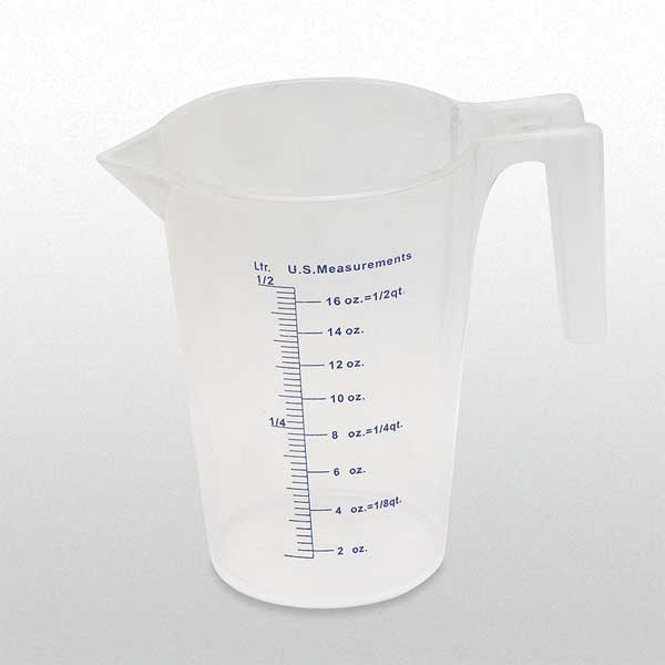 Measuring Container, Fixed Spout, 500 ML