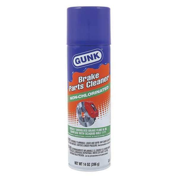 Brake Cleaner and Degreaser, Aerosol, 14 oz., Solvent, Non-Chlorinated, Flammable, No VOC
