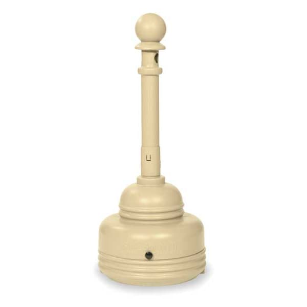Cigarette Receptacle, 1-1/4 gal., Tan