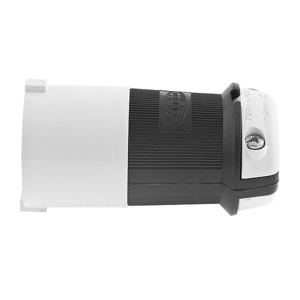 30A Twist-Lock Plug 4P 5W 120/208VAC L21-30P BK/WT