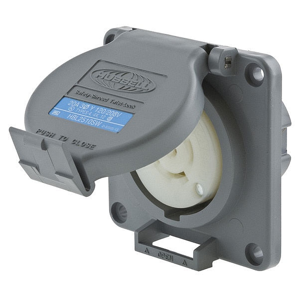 20A Watertight Twist-Lock Receptacle 4P 5W 120/208VAC