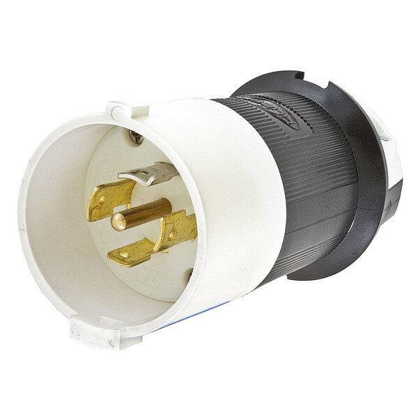 20A Twist-Lock Plug 4P 5W 120/208VAC L21-20P BK/WT