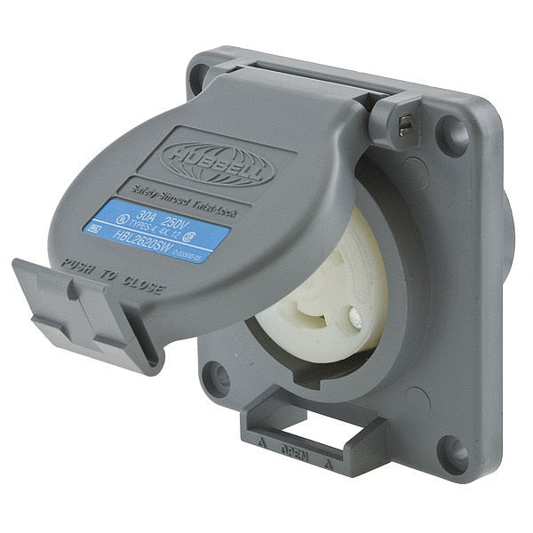 30A Watertight Twist-Lock Receptacle 2P 3W 250VAC