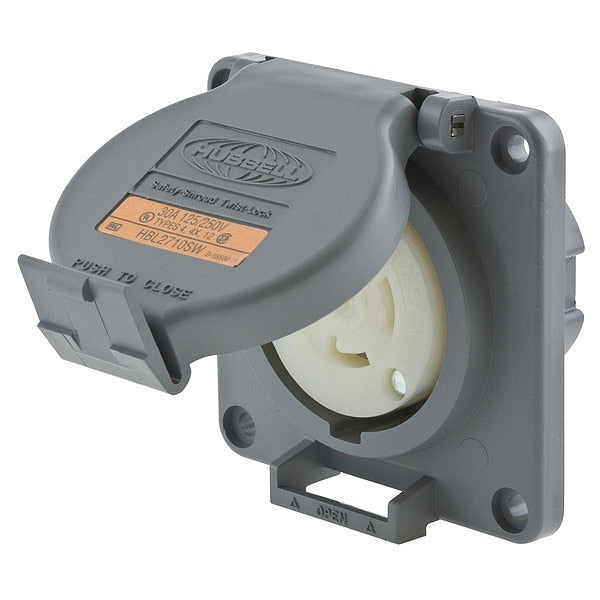 30A Watertight Twist-Lock Receptacle 3P 4W 125/250VAC