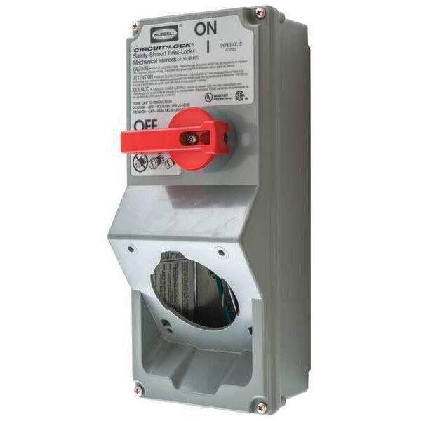 Nonfusible Disconnect Switch, 30 A, 600V AC, 3 pole, NEMA 12K, 4, 4X