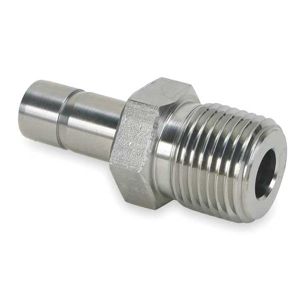 Tube End Adapter, SS, A-LOKxM, 1/2Inx1/4In