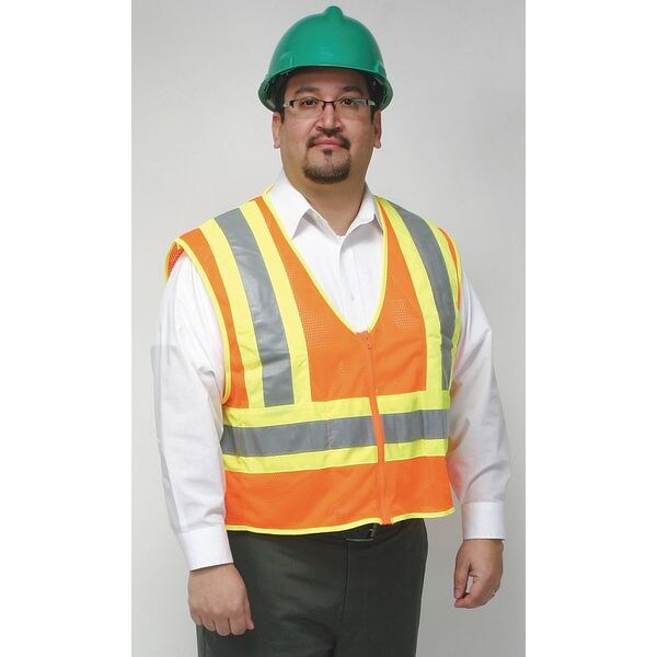 4XL Flame Resistant High Visibility Vest, Orange