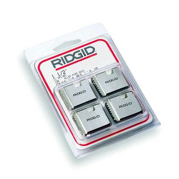 Pipe Thread Die, 3/4 In, For SS, 4 Pc