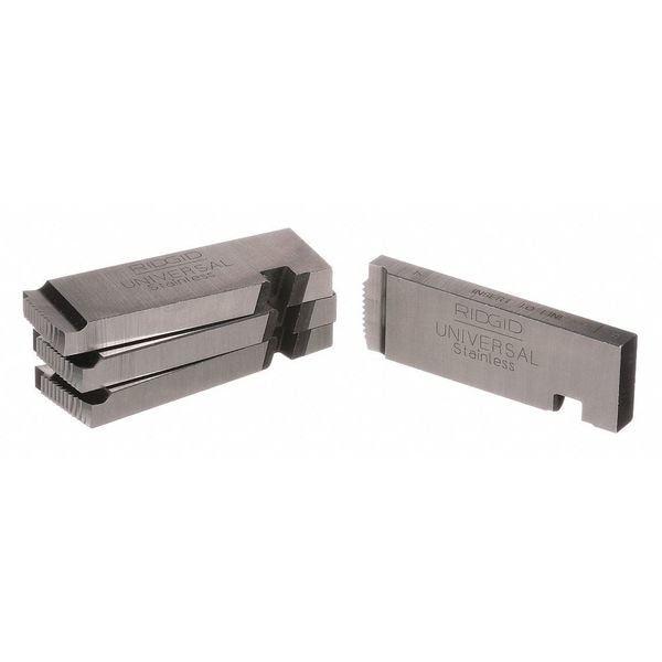 Pipe Die, For SS, 1/2-3/4 In NPT, 4Pc