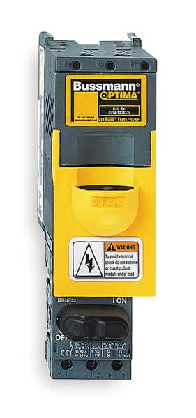 Fuse Block, Class CC, 30A, 3 Pole