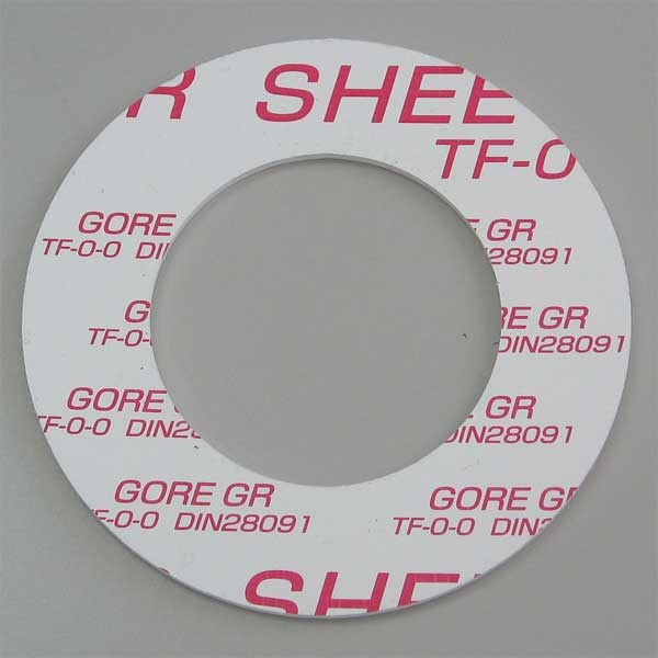 Flange Gasket, Ring, 3/4 In, PTFE