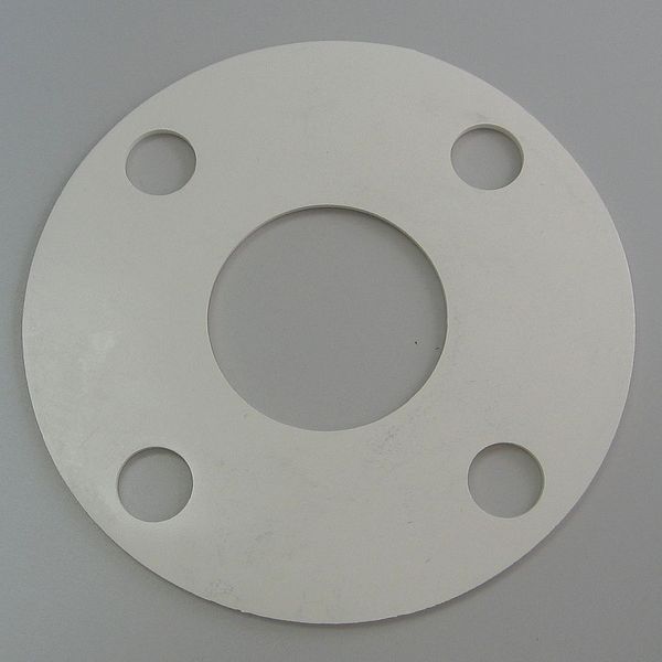 Flange Gasket, Full Face, 1/2 In, Nitrile