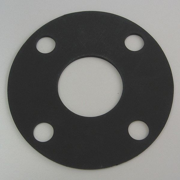 Flange Gasket, Full Face, 3/4 In, Viton