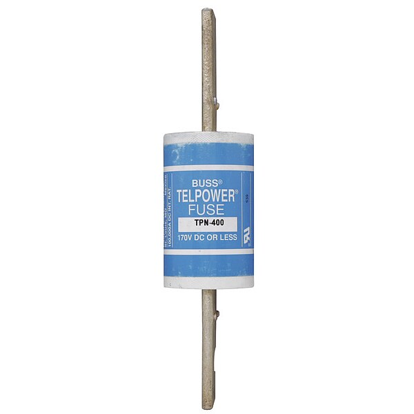 Telecom Protection Fuse, Fast Acting, 250 A, TPN Series, Not Rated, 170V DC, 8-5/8