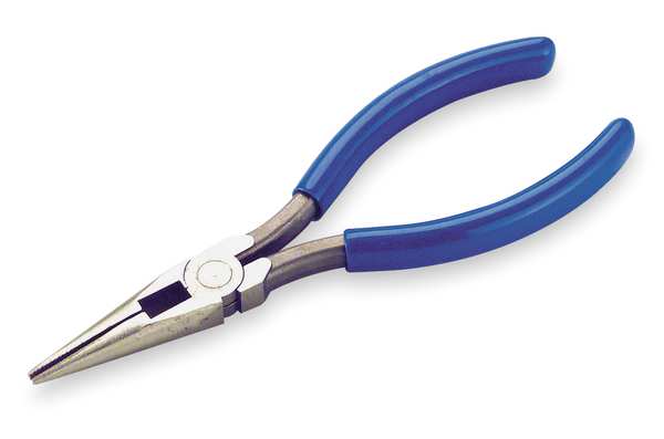 7 in Ampco(R) Long Nose Plier, Side Cutter Dipped Handle