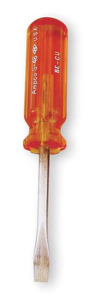 Non-Sparking Slotted Screwdriver 3/8 in Round