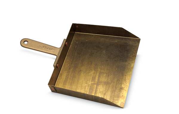 Hand Held Dust Pan, Nickel/Alum./Bronze