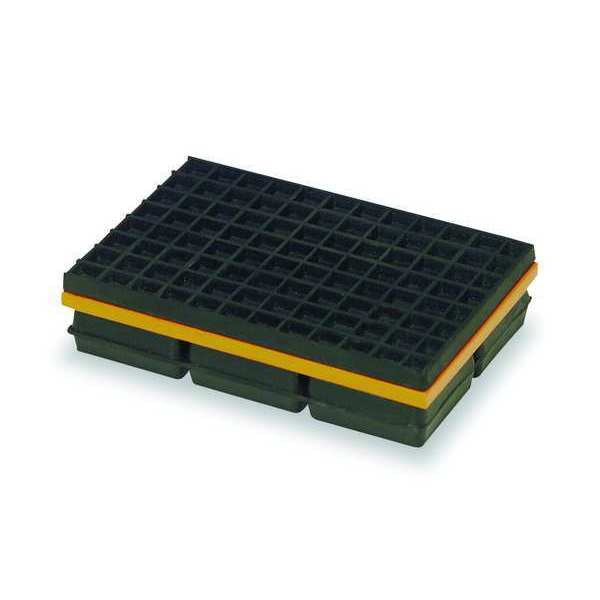 Vibration Isolation Pad, 10x12x1 1/4 In
