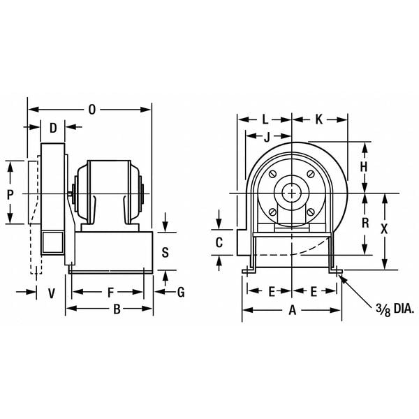 Blower, 7 3/4in