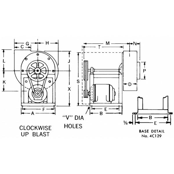 Blower, 13 1/2 In