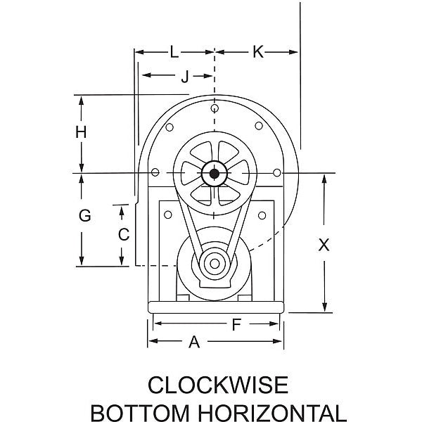 Blower, w/ Dr Pkg, 10 5/8 Dia, 208-230/460V