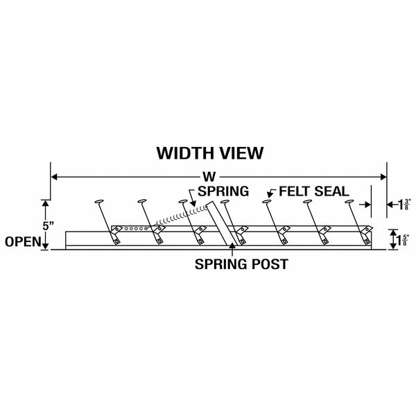 30 in Whole House Fan Economy Ceiling Shutter / Ceiling Shutter