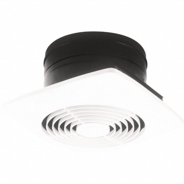 Exhaust Fan, 200 CFM, 120V AC, Duct Diameter 8 in