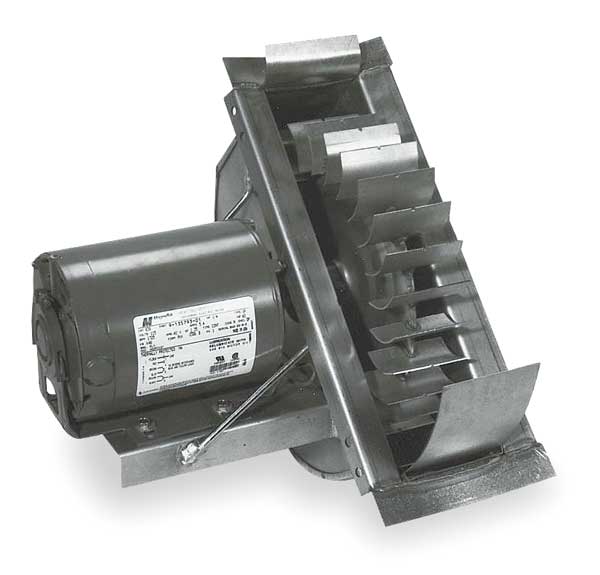 Draft Inducer, 115V, Aluminized Steel, 14 1/2 in H.