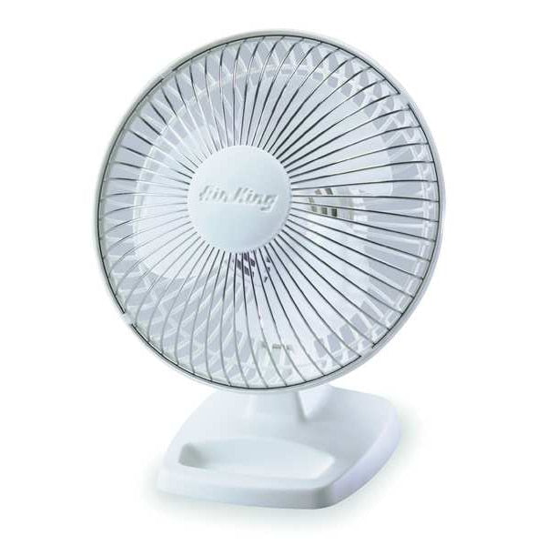 Floor Fan, 6 in, Non-Oscillating, 2 Speeds, 120VAC, Tilting Head