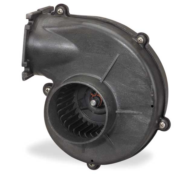 Round OEM Blower, 4450 RPM, 1 Phase, Direct, Reinforced Plastic