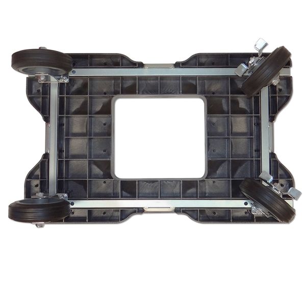 Gen. Prpose Dolly, Open, Flush, 1500lb, Blk