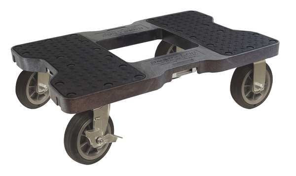 Gen. Prpose Dolly, Open, Flush, 1500lb, Blk