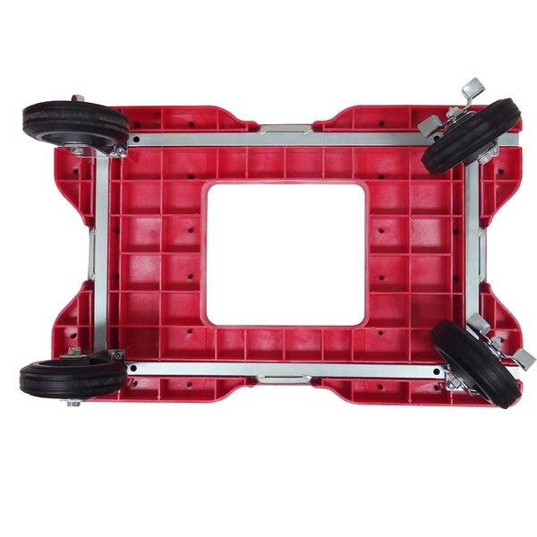Gen. Prpose Dolly, Open, Flush, 1500lb, Red