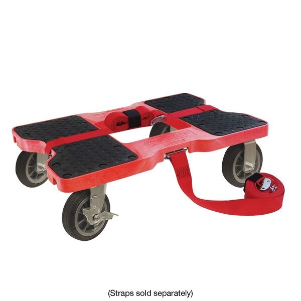 Gen. Prpose Dolly, Open, Flush, 1500lb, Red